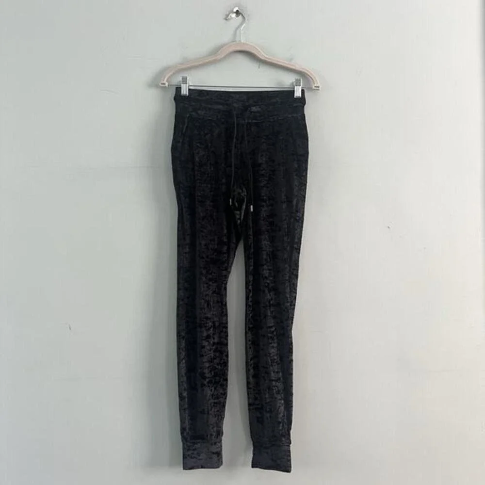 Lululemon Ready to‎ Crush Black Velvet Joggers